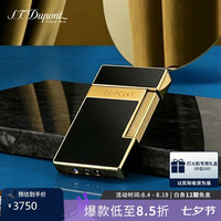 S.T.Dupont 法国都彭打火机SLIMMY纤巧防风打火机黑/金色28222七夕情人节礼物