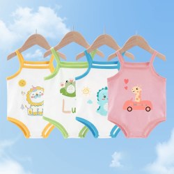 肯萌贝比 纯棉宝宝肚围婴儿包屁衣护肚脐夏季薄款新生儿护肚子神器吊带肚兜