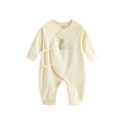 麦拉贝拉 新生婴儿连体衣宝宝衣服春秋纯棉a类和尚服