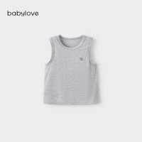 88VIP：Babylove 宝宝背心套装夏季薄款竹丽尔家居服休闲睡衣短裤两件套