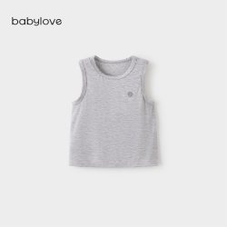 Babylove 宝宝背心套装夏季薄款竹丽尔家居服休闲睡衣短裤两件套