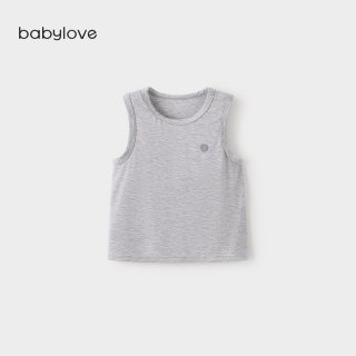 88VIP：Babylove 宝宝背心套装夏季薄款竹丽尔家居服休闲睡衣短裤两件套
