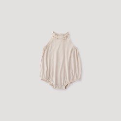 巴厘小猪 女宝宝衣服夏季三角哈衣吊带连体衣无袖夏装婴儿包屁衣