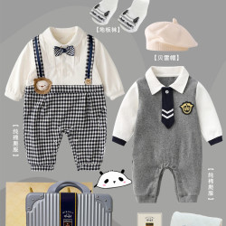 香港新生的儿见面礼婴儿衣服礼盒宝宝用品大全礼物满月礼周岁男孩