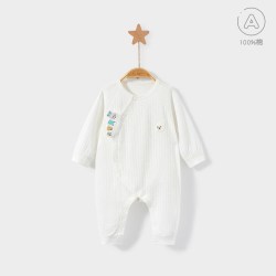 La Chapelle Sport 拉夏贝尔婴儿连体衣春秋季新生男女纯棉薄款打底秋装哈衣宝宝衣服