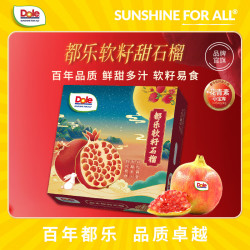 都乐 突尼斯软籽石榴 4.5斤中果约7-9粒 礼盒装