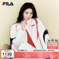 FILA 官方韩素希同款女士梭织外套2026夏防晒凉感宽松连帽上衣