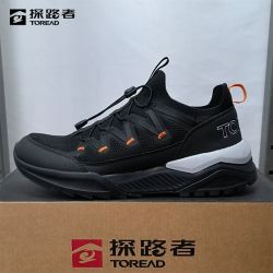 探路者 网面透气防滑 男式徒步鞋