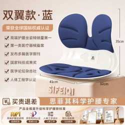 思菲其 耳朵款护腰靠垫人体工学椅