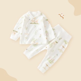 靓亮龙 婴儿衣服a类宝宝秋衣裤分体衣服套装儿童纯棉睡衣安阳婴童装轻薄