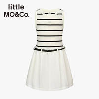 Little MO&CO. 佳佳同款亲子littlemoco童装26夏季新款女童连衣裙假两件背心裙子