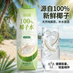 京典光年 100%椰子水 1L*2瓶