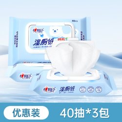 心相印 湿厕纸家庭实惠装80抽