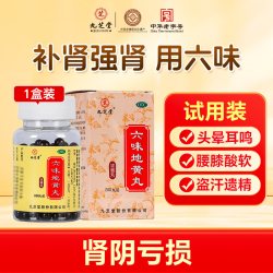 九芝堂 六味地黄地丸正品肾虚滋阴补肾男性中药材调理补肾官方旗舰