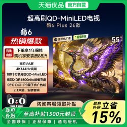 雷鸟 鹤6 PLUS 26款55英寸高阶VA屏万象分区全通道288Hz高刷电视-X
