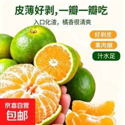 青皮蜜橘 带箱8斤净重7.2斤 单果50-60mm