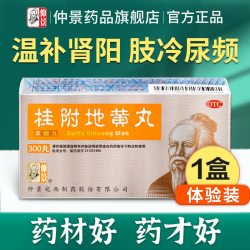 仲景 桂附地黄丸正品浓缩丸早泄肾阳虚肾虚肾亏旗舰店肾宝片男尿频