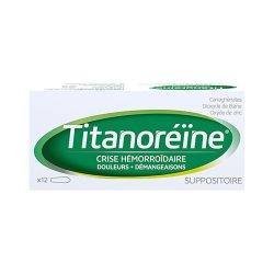 Titanoreine 法国进口太宁复方角菜酸酯栓乳膏 消肉球 痔疮栓痔疮膏