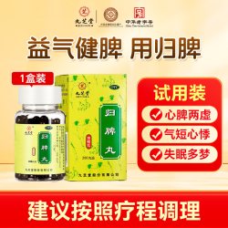 九芝堂 归脾丸正品健脾丸脾虚调理脾虚弱湿气重失眠多梦养血安神