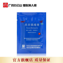 白云山 广州白云山何济公消炎镇痛膏贴10片风湿止痛膏药贴肌肉痛肩周炎