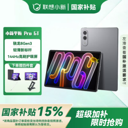 联想 小新Pad Pro GT 11.1英寸骁龙8Gen3 3.2k 144Hz 8+256G 官方标配+晒单礼包