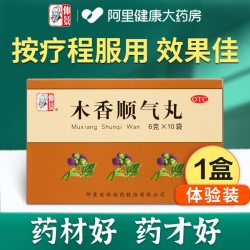仲景 木香顺气丸10袋中药健脾和胃打嗝理气胸闷行气化湿调理