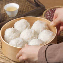 九顷史家 手工制作 手工糯米团