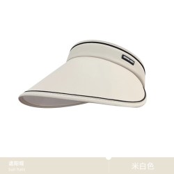 sailner mikibobo防晒帽女夏季大帽檐空顶防紫外线发箍遮阳帽海边太阳帽
