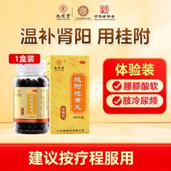 九芝堂 桂附地黄丸正品温补肾阳男士尿频肾阳虚调理中药正品旗舰店
