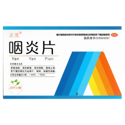 正茂 咽炎片 0.25g*60片/盒 咳嗽清热解毒咽喉炎镇咳扁桃体炎 GD