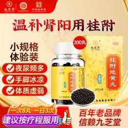 九芝堂 桂附地黄丸片正品中成药肾阳虚浓缩丸起夜频繁夜尿多调理
