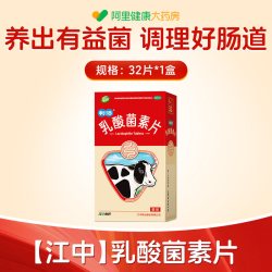 江中食疗 江中乳酸菌素片便秘大人小儿腹泻成人肠道调理胃肠道益生菌肠胃