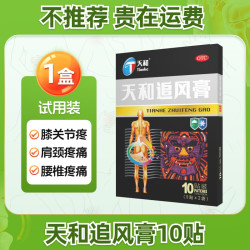 天和 追风膏10贴风湿骨痛关节疼痛通络袪风湿活血止痛腰酸痛贴膏药