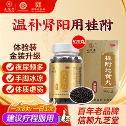 九芝堂 升级】九芝堂桂附地黄丸正品浓缩丸补肾温阳虚手脚冰凉男尿频尿急