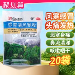 恒诚制药 感冒清热颗粒20袋疏风散寒清热风寒感冒头痛发热咳嗽0TC