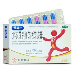 东北制药 整肠生地衣芽孢杆菌活菌胶囊36/24粒细菌真菌引起急慢性肠炎腹泻