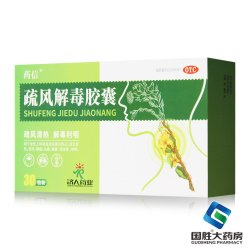 药信 疏风解毒胶囊30粒清热解毒上呼吸道感染咽痛鼻塞流鼻涕咳嗽药