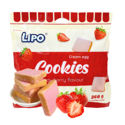 Lipo 草莓味面包干 260g*1袋