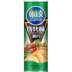 可比克 薯片 烧烤味 105g