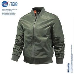 NASAOVER EASTERNCAMEL秋冬男女款美式休闲立领飞行员夹克棒球服夹棉外套潮
