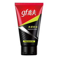 高夫 男士竹炭净源控油泡沫洁面乳 100g
