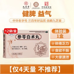九芝堂 参苓白术丸健脾祛湿脾胃调理健脾益气养胃药虚弱正品旗舰店
