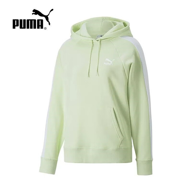 今日必买：PUMA 连帽卫衣女上衣针织套头衫休闲百搭款537577-32 S码