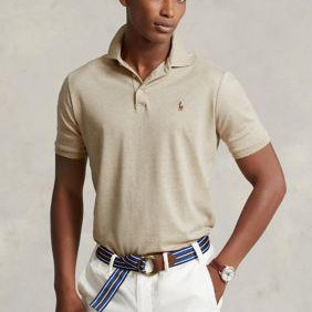 RALPH LAUREN 经典版型纯棉POLO衫 男士上装