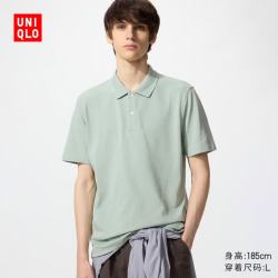 优衣库 AIRism 女士POLO衫 M 53 草绿色
