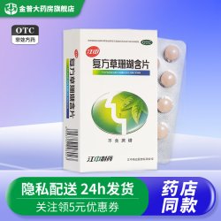 江中食疗 效期至26年10月】江中复方草珊瑚含片0.44g*48片/盒正品疏风清热