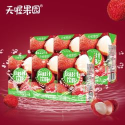 天喔 荔枝汁250ml*6盒 夏季果味果汁饮料果味饮品