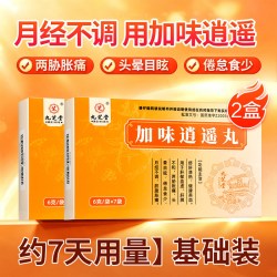 九芝堂 加味逍遥丸中药妇科正品月经不调烦闷疏肝解郁官方旗舰店