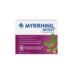 天猫国际 欧洲直邮德国药房MYRRHINIL结肠炎植物消炎片100粒腹泻胃肠道不适