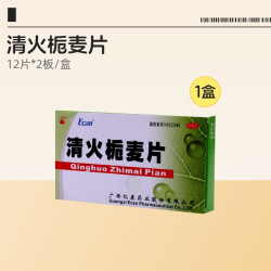 龙城 清火栀麦片利咽口干口腔溃疡口苦咽炎官方正品清咽药房牙疼